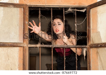 Desperate woman behind bars asking for help