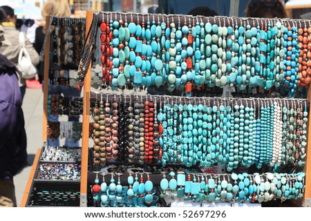 Turquoise Jewelery in Union Square