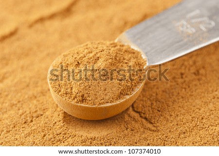 Fresh Organic Cinnamon against a back ground