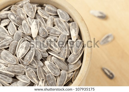 Large pile of Organic Roasted SunFlower Seeds