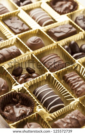 Box of Assorted Chocolates for Valentine\'s Day