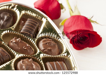 Box of Assorted Chocolates for Valentine\'s Day