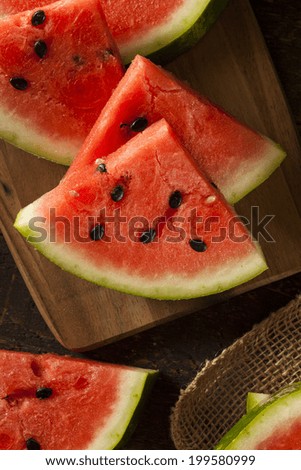Ripe Healthy Organic Watermelon Ready to Eat