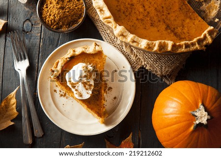 Homemade Pumpkin Pie for Thanksgiving Ready to Eat