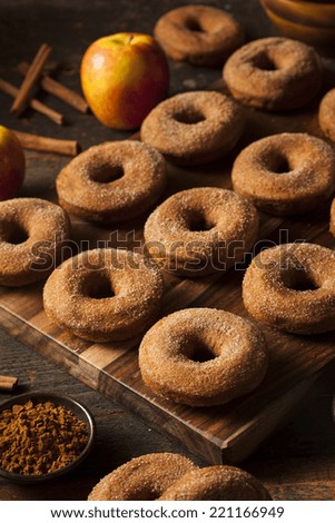 Warm Apple Cider Donuts Ready to Eat
