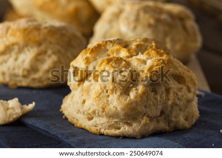 Homemade Flakey Buttermilk Biscuits Ready to Eat