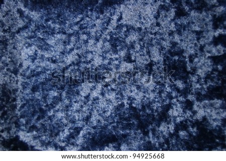 Blue Velvet Fabric