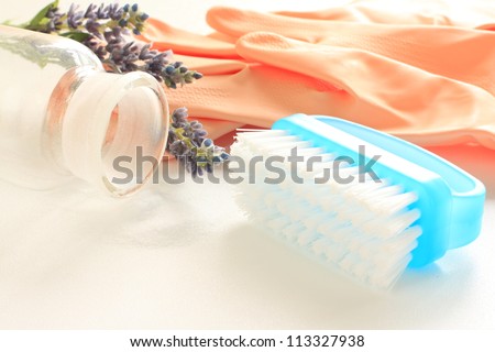 sodium bicarbonate and brush for cleaning tool image