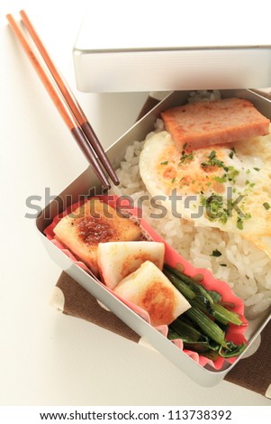 Japanese cuisine, homemade packed lunch