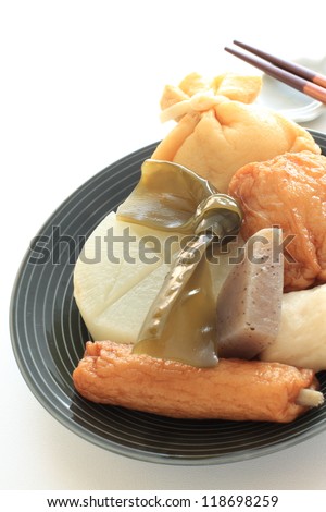 japanese cuisine, gourmet Oden for winter food image