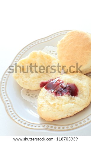 home bakery food, scone English breakfast image
