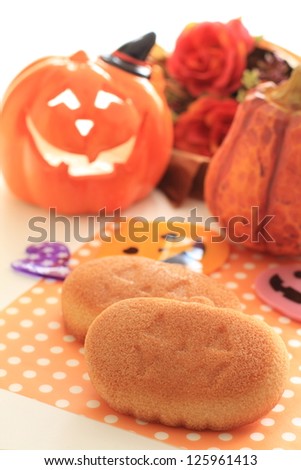 home bakery, Jack lantern cake for halloween food image