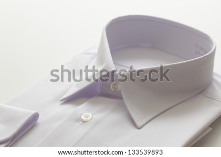 no brand white shirt for school uniform image with copy space