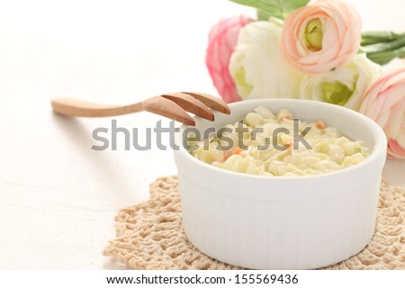 England food, Coleslaw Cabbage and Mayonnaise salad