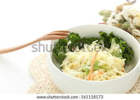 English cuisine, Coleslaw Cabbage salad
