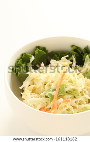English cuisine, Coleslaw Cabbage salad