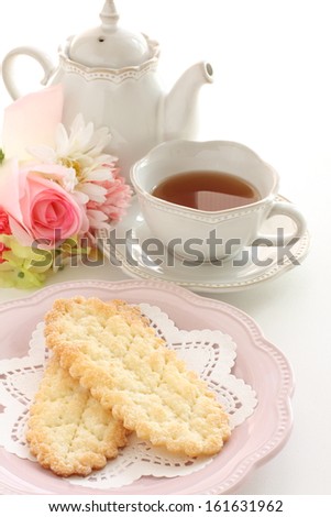 home bakary sugar leaf pie and English tea
