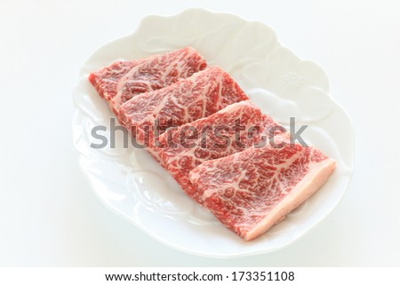 Japanese Marble beef thick cut for Korean Barbecue
