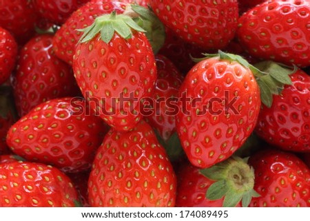 freshness strawberry from japan with copy space,