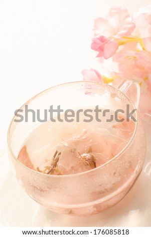 Japanese spring drink, Sakurayu Cherry blossom tea