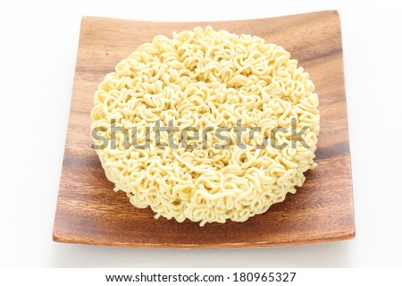 instant noodles for emergency food image