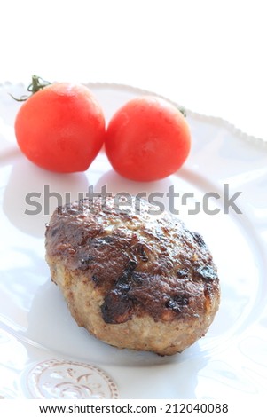 homemade hamburger steak