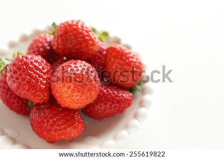 strawberry from Japan for spring food image