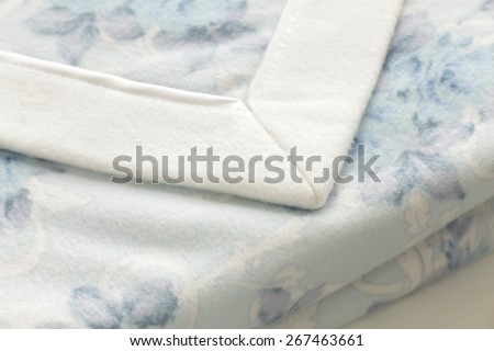 blue blanket for house keeping image