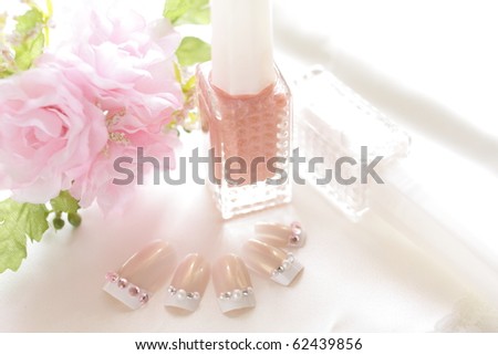 Manicure item for beauty image