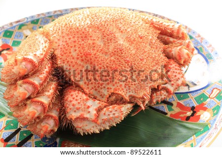 Japanese hairy crab from Hokkaido