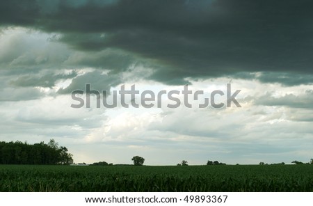 Cloudy landscape