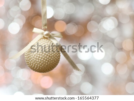 New year,christmas toy on abstract shine background