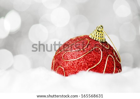 New year,christmas toy on abstract shine background