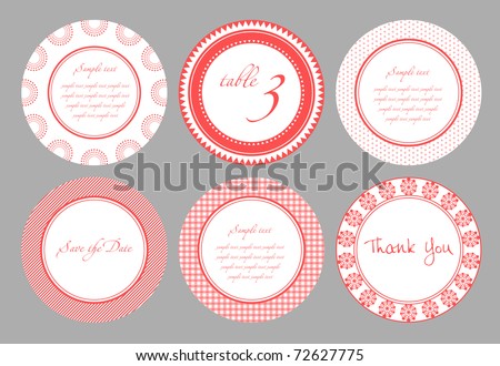 stock vector Invitation card template for wedding birthday anniversary