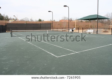 tennis scene