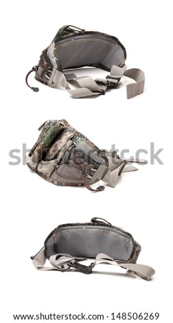 safety waist pouch for traveler on a white background