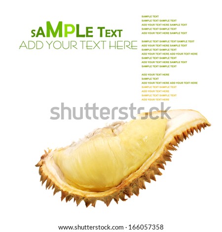 Durian fruit in south east asia, the king of fruits