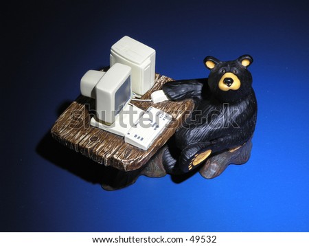 Bear With Computer