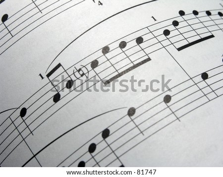Curved Music Notes