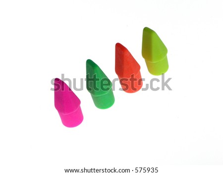 Colored Erasers