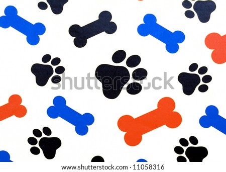 dog bone clipart. Colorful dog bone snacks