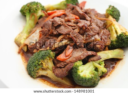 Stir Fry Beef with broccoli