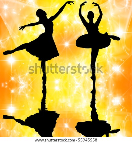 Ballet Dancers Silhouettes