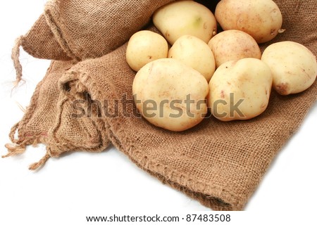 Potato with Gunny Bag