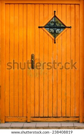 Residential house door / Wooden door