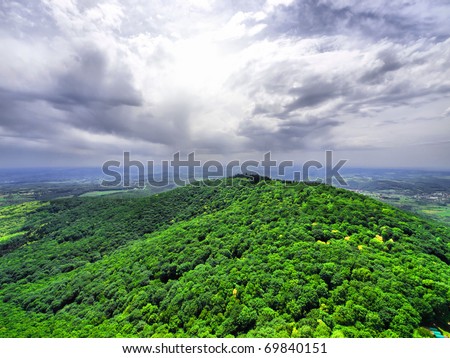 Rain is coming / Rain forest / Forest and clouds / View from Avala mountain / Serbia
