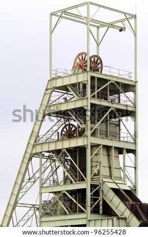 Mine Shaft at a gold mine near Johannesburg