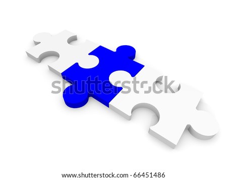 Three Puzzle Pieces