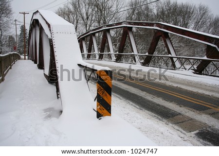 Winter Bridge Over