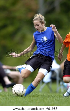 girl soccer player